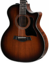 Folk guitar Taylor 324ce Tropical Mahogany - Shaded edgeburst top 