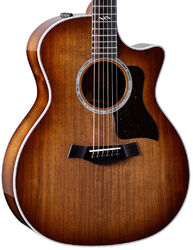 Acoustic guitar & electro Taylor 424ce Walnut/Walnut SEB Special Edition - Shaded edgeburst