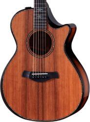 Folk guitar Taylor Builder's Edition 912ce - Natural / Kona Edgeburst