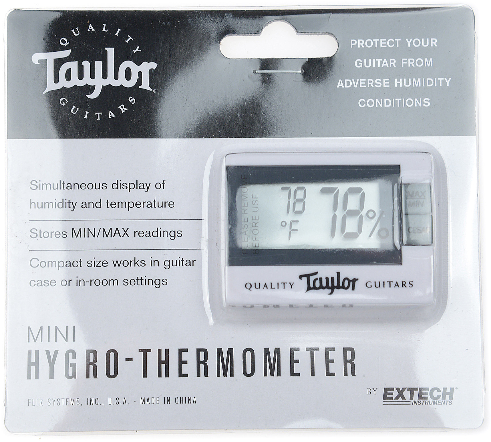 Taylor HygroThermometer Mini Guitar humidifier