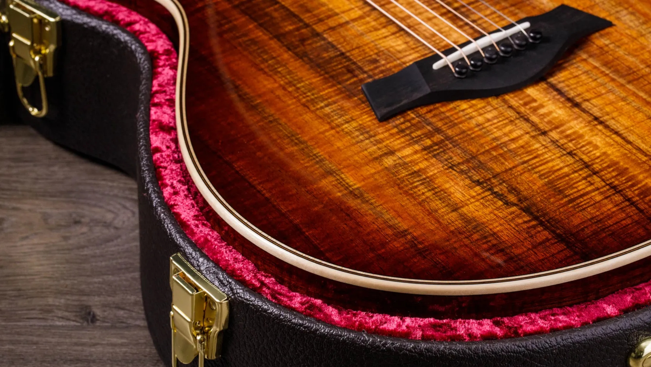 Taylor K22ce 12-fret Grand Concert Cw Shsc Tout Koa Eb Es2 - Dark Edgeburst - Folk guitar - Variation 10