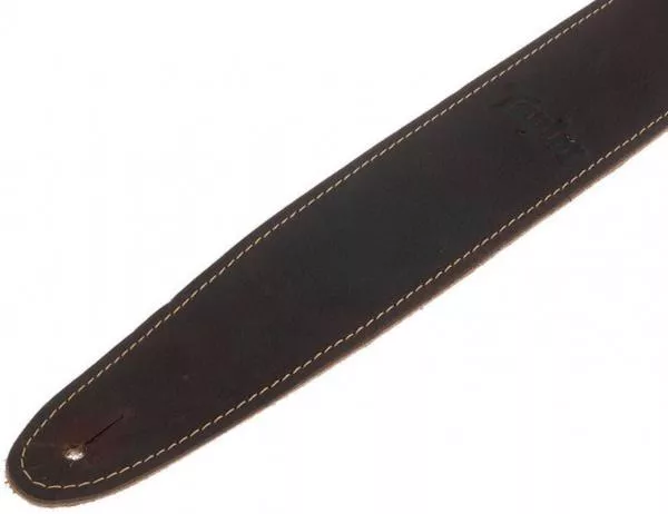 Guitar strap Taylor Leather Guitar Strap, Suede Back, 2.5 inch - Chocolate Brown
