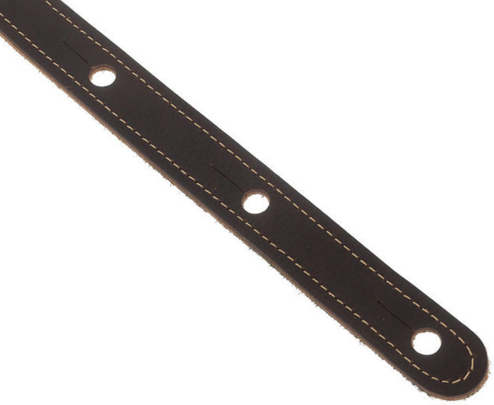 Taylor Strap Choc Brown Leather Suede Back 2.5 Inches - Guitar strap - Variation 2