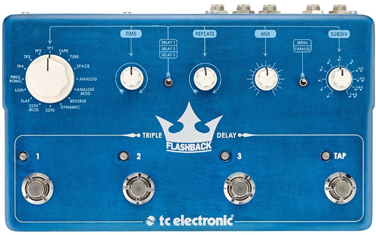 Reverb, delay & echo effect pedal Tc electronic FlashBack Triple Delay