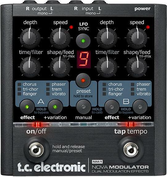 Tc Electronic Nm1 Nova Modulator - Modulation, chorus, flanger, phaser & tremolo effect pedal - Main picture