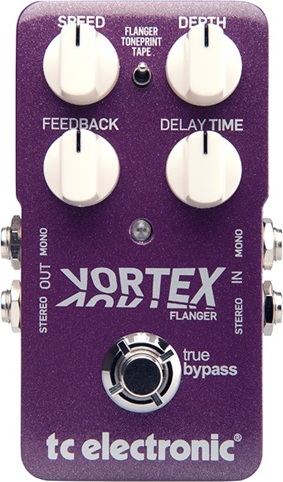 Tc Electronic Vortex Flanger - Modulation, chorus, flanger, phaser & tremolo effect pedal - Main picture