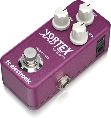 Tc Electronic Vortex Mini Flanger - Modulation, chorus, flanger, phaser & tremolo effect pedal - Variation 4