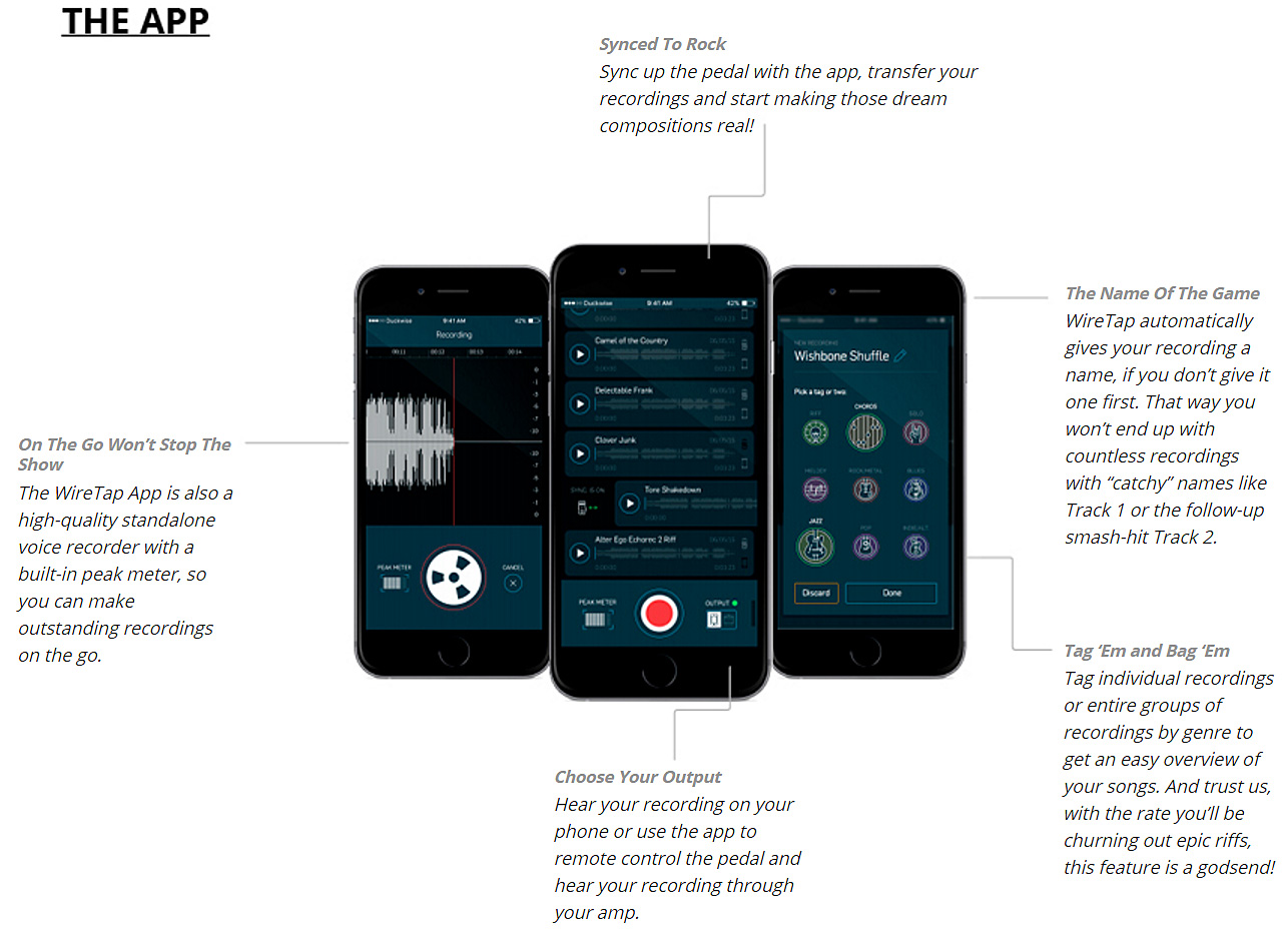 Tc Electronic Wiretap Riff Recorder 2016 - Portable recorder - Variation 2