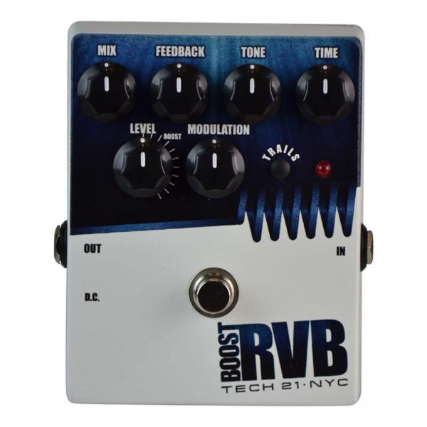 Tech 21 Boost RVB Reverb, delay & echo effect pedal