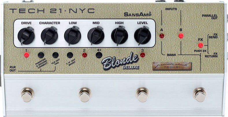 Tech 21 Character Blonde Deluxe - Electric guitar preamp - Main picture