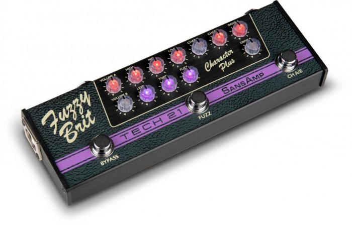 Multieffect for electric guitar Tech 21 Fuzzy Brit Character Series