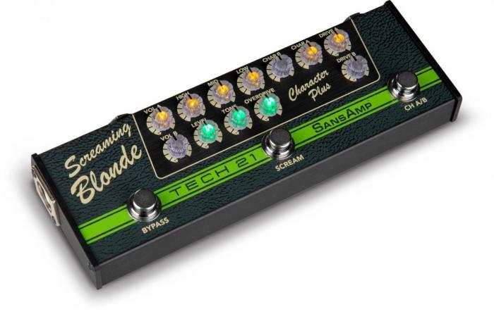 Multieffect for electric guitar Tech 21 Screaming Blonde Character Series