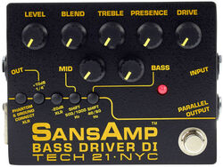 Bass preamp Tech 21 SansAmp Bass Driver DI V2