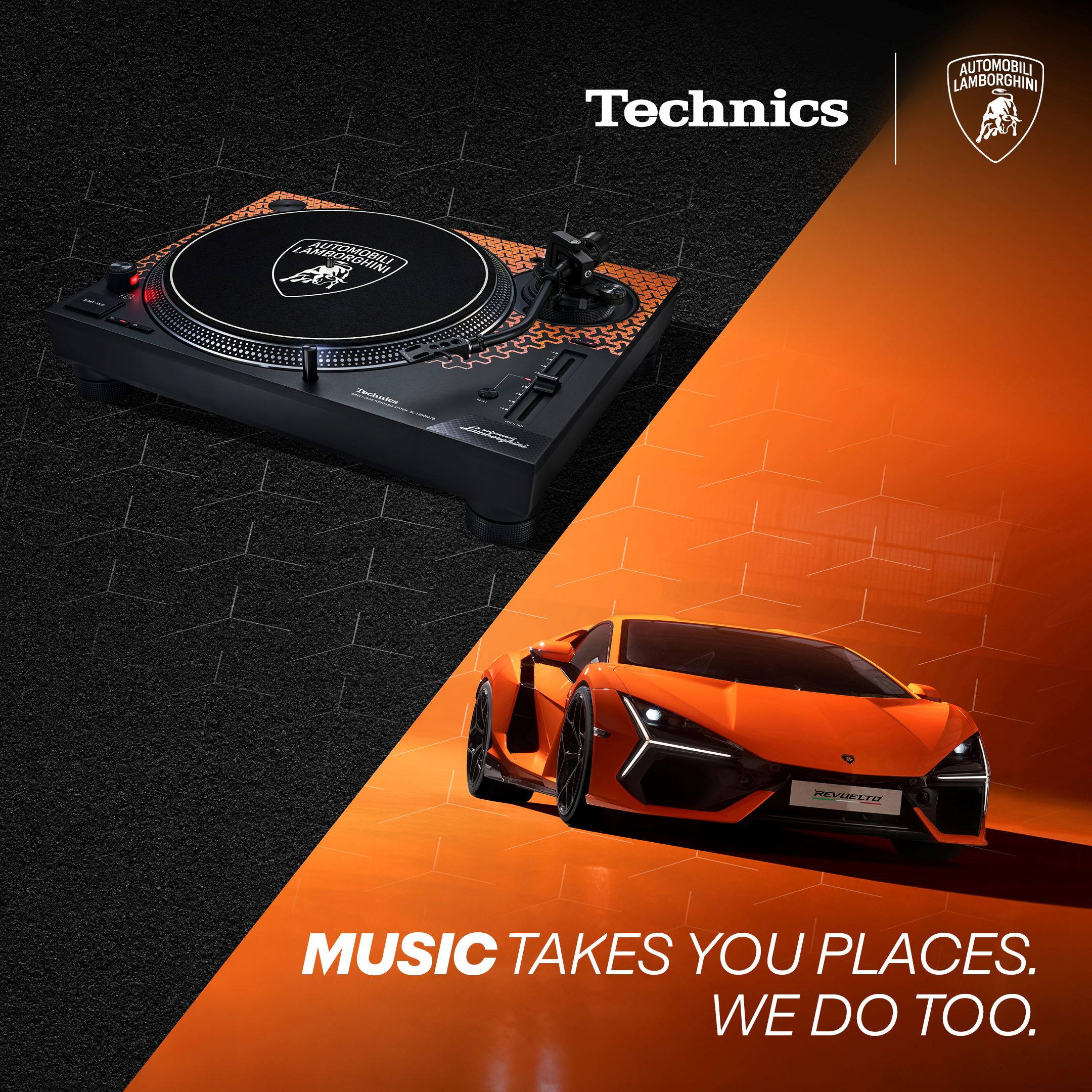 Technics Sl-1200m7b Green Lamborghini - Turntable - Variation 3