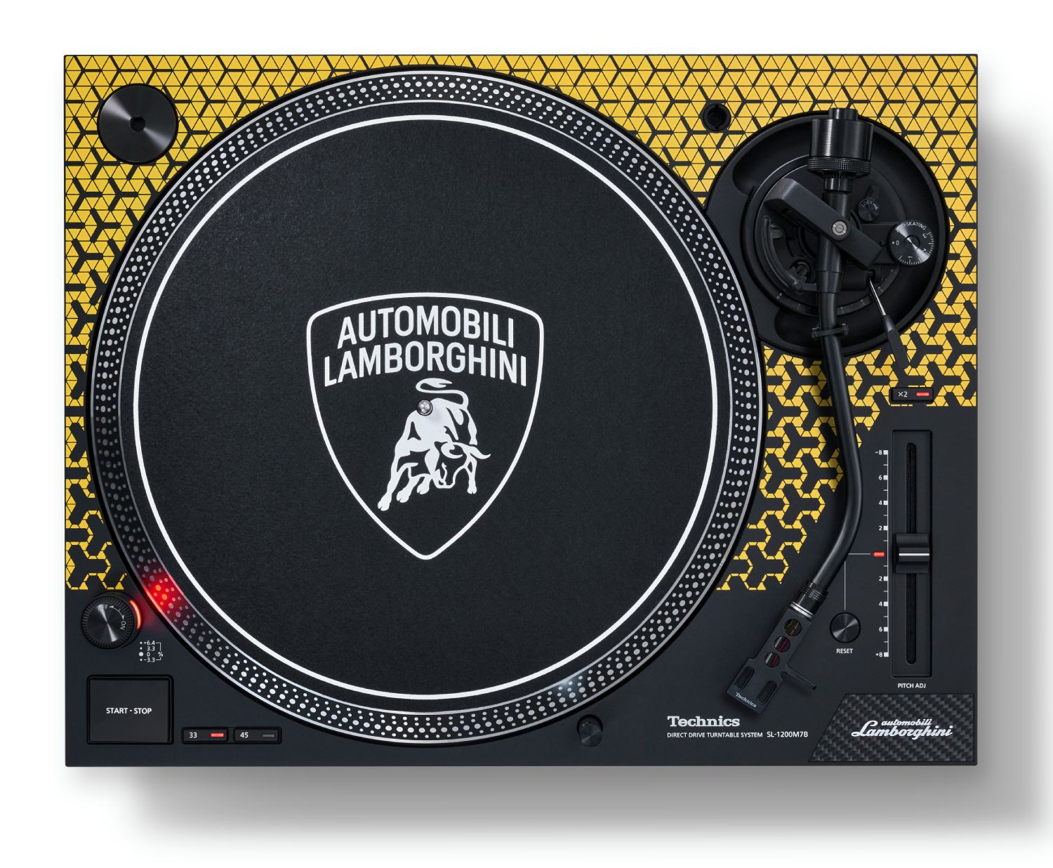 Technics Sl-1200m7b Yellow Lamborghini - Turntable - Variation 1
