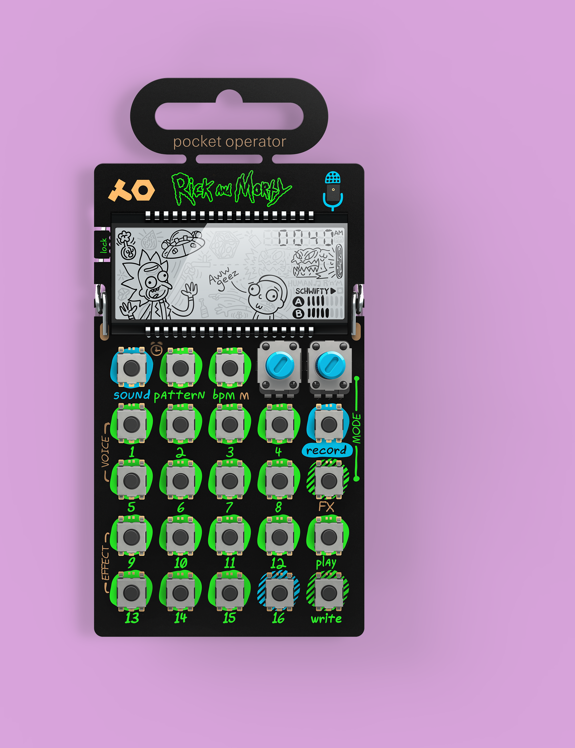 Teenage Engineering Po-137 Rick Et Morty - Expander - Main picture