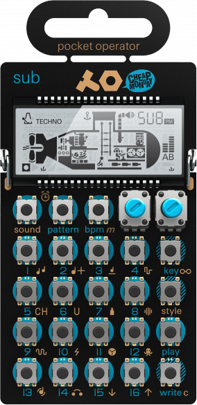 PO-14 sub - programmable bass synthesizer - teenage engineering