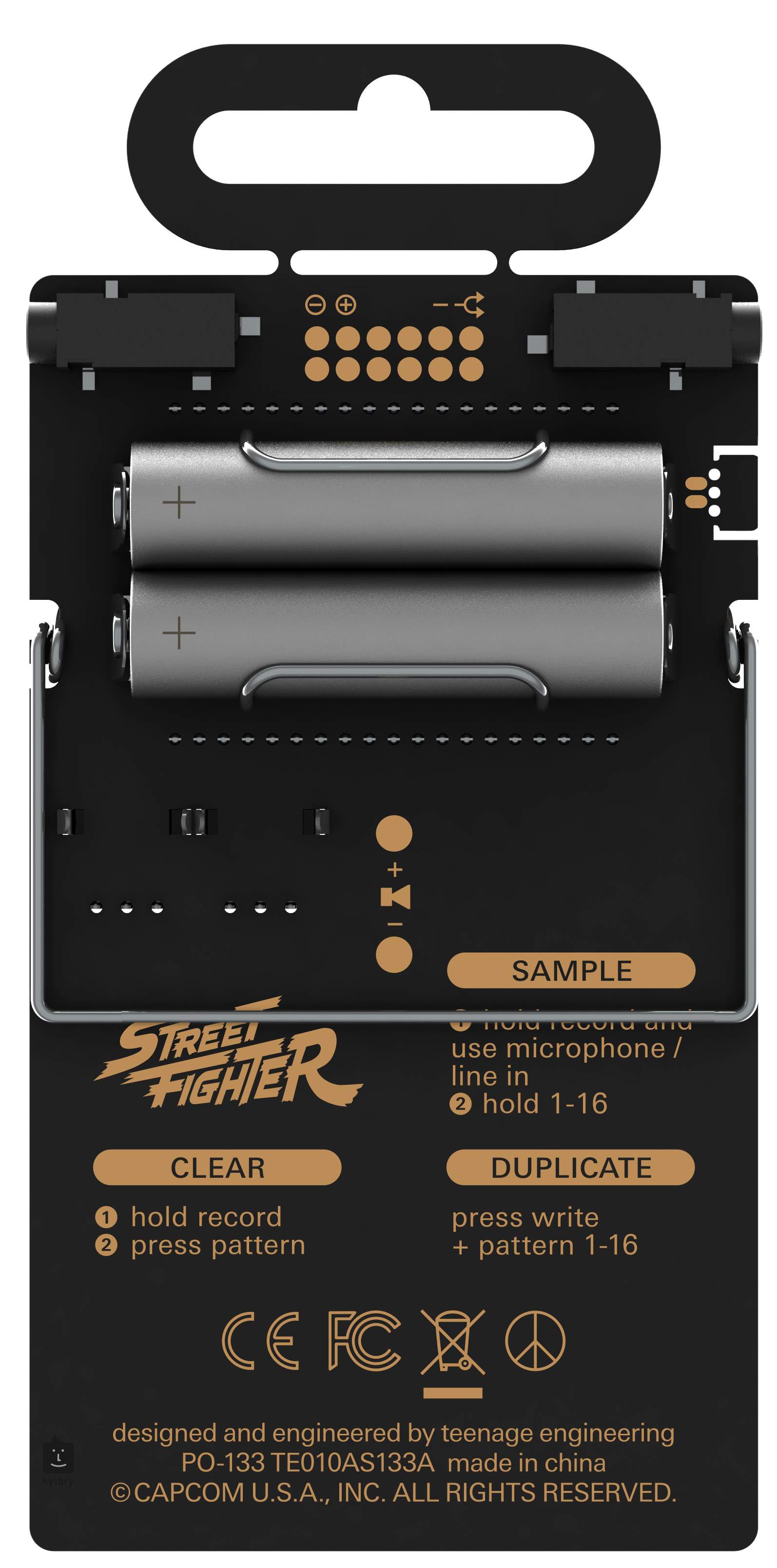 Teenage Engineering Po-133 Street Fighter - Sampler - Variation 1