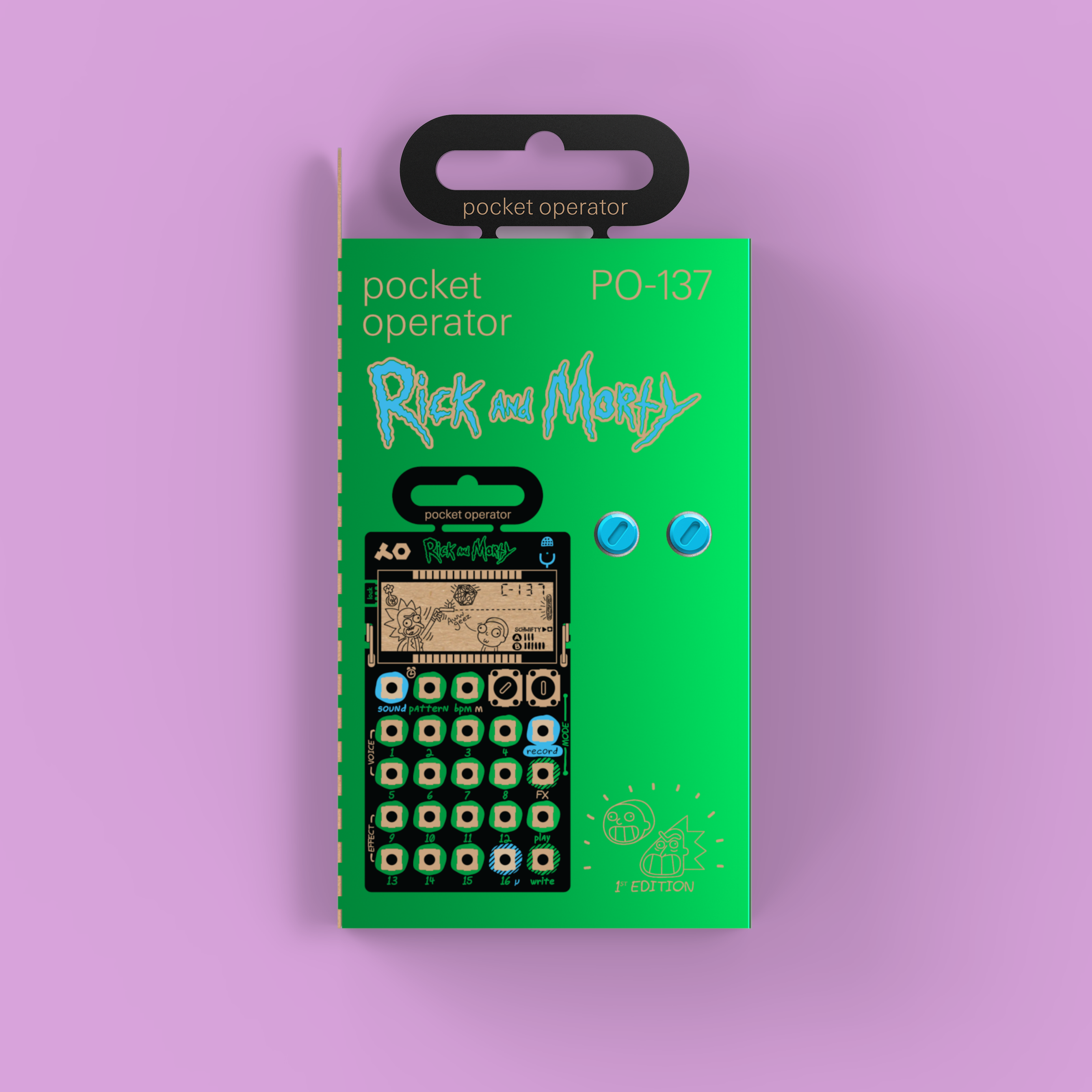 Teenage Engineering Po-137 Rick Et Morty - Expander - Variation 1