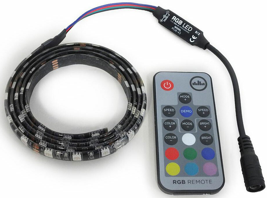 Temple Audio Design Rgb Led Light Strip With Remote For Duo 17 - More access for guitar effects - Main picture