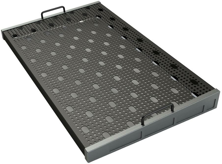 Temple Audio Design Templeboard Trio 28 Gun Metal - pedalboard - Main picture