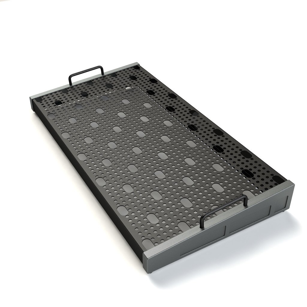 Temple Audio Design Templeboard Duo 24 + Soft Case Gunmetal Grey - pedalboard - Variation 2