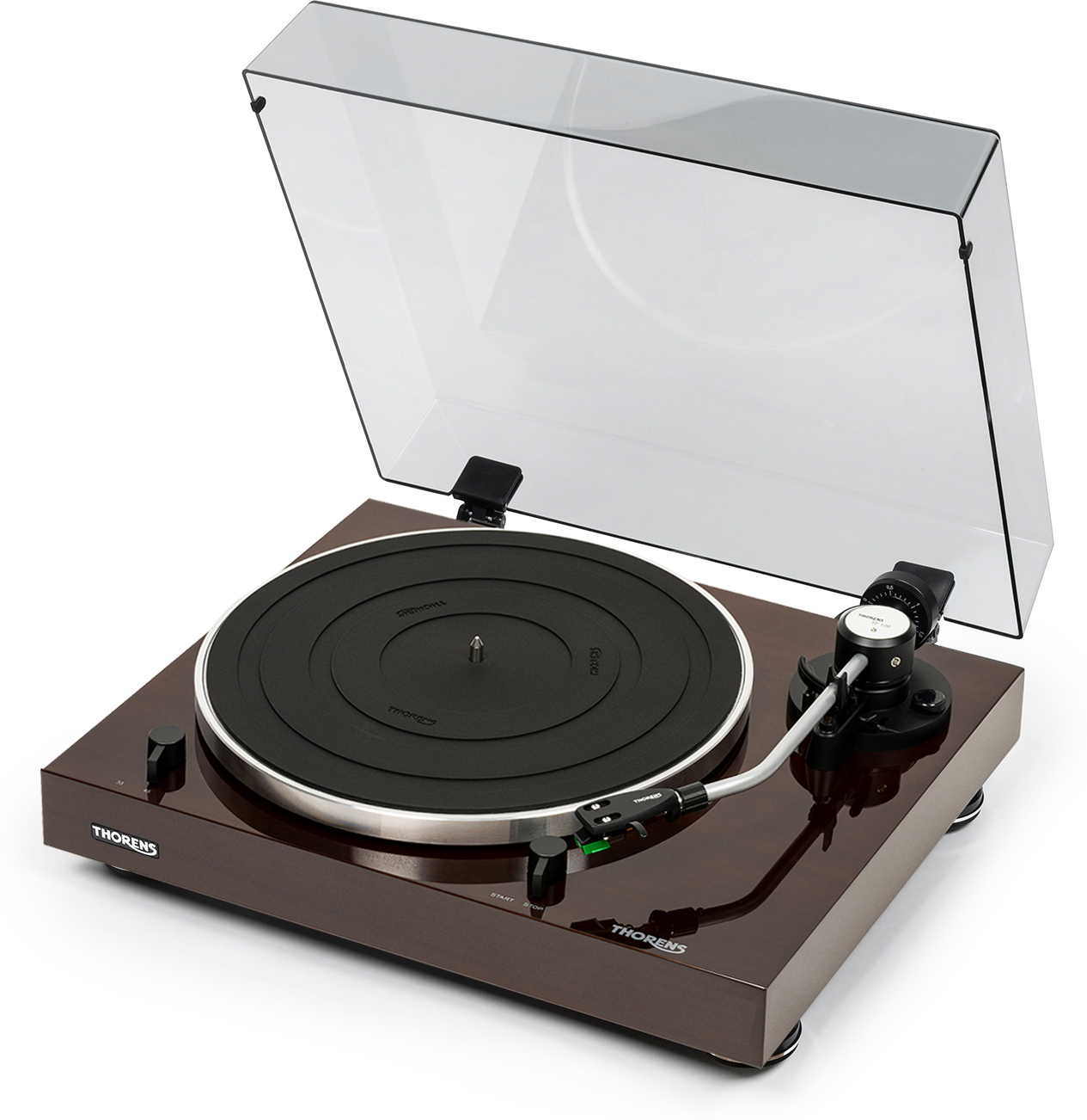 Thorens Td 204 A Noyer - Turntables Hifi - Main picture
