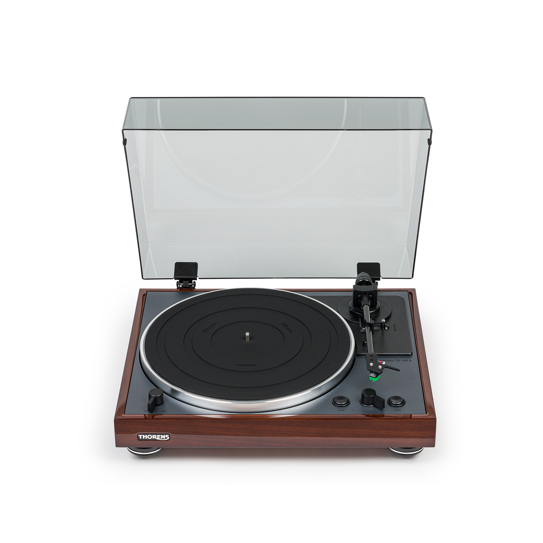 Thorens Td 102 A Noyer - Turntables Hifi - Variation 1