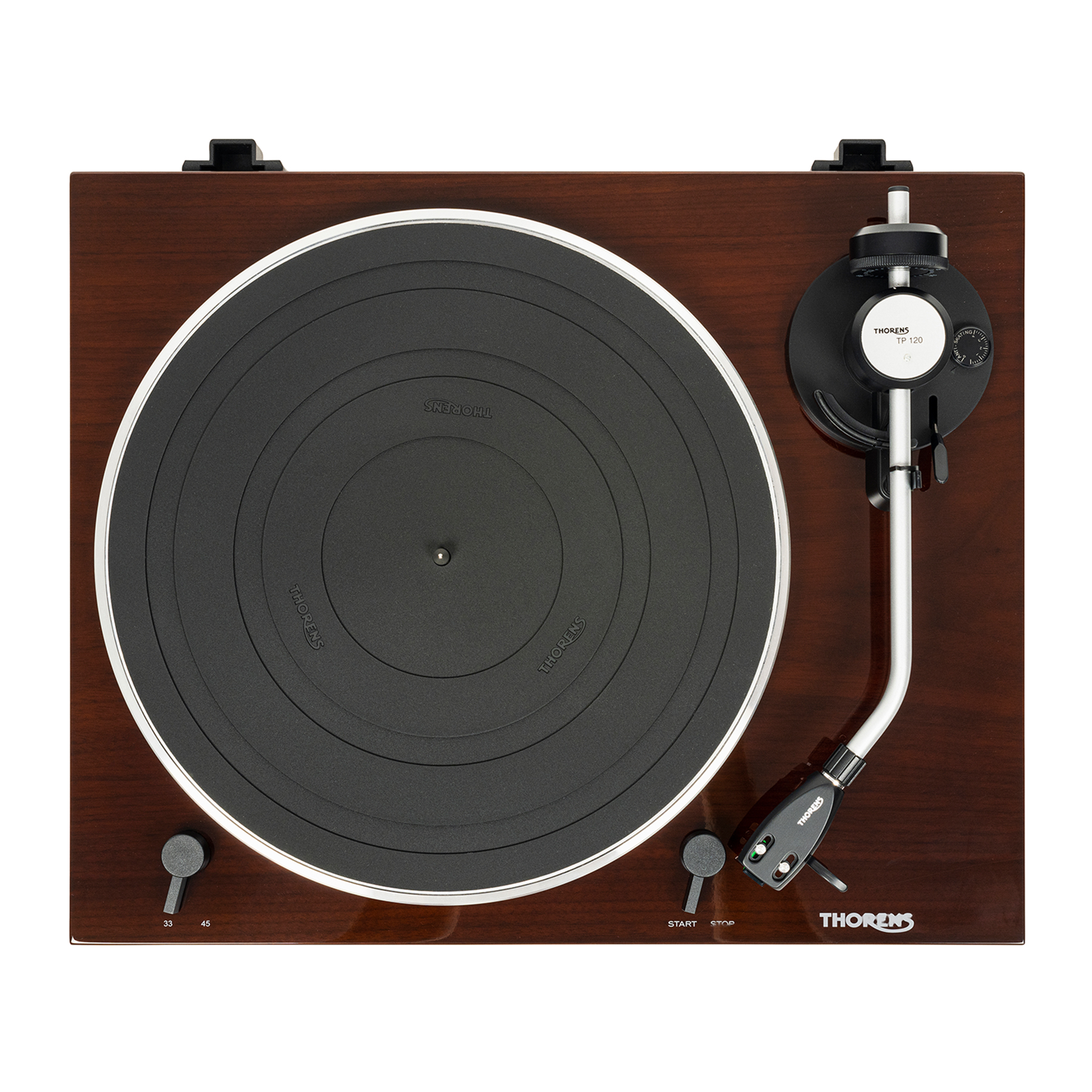 Thorens Td 204 A Noyer - Turntables Hifi - Variation 1