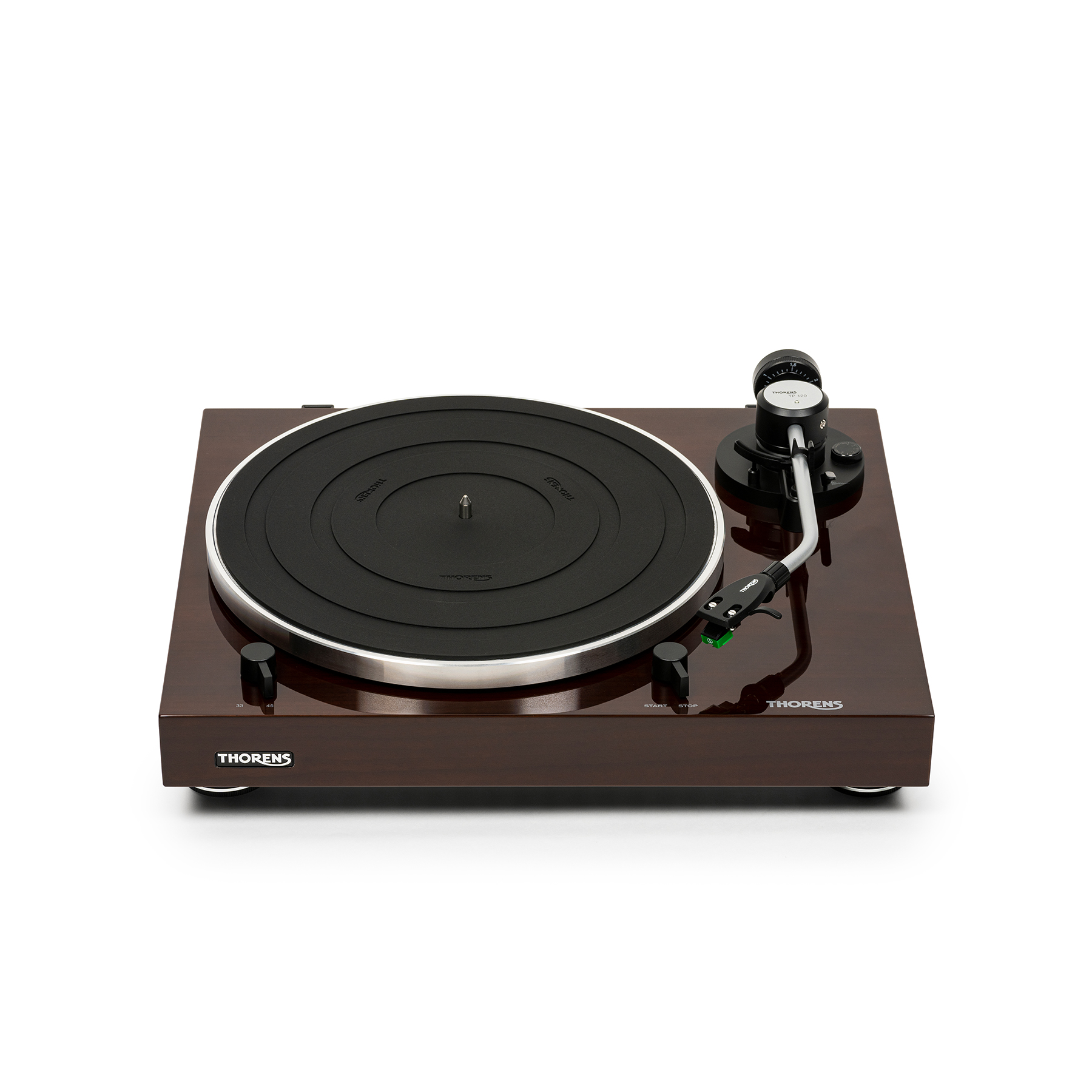 Thorens Td 204 A Noyer - Turntables Hifi - Variation 4