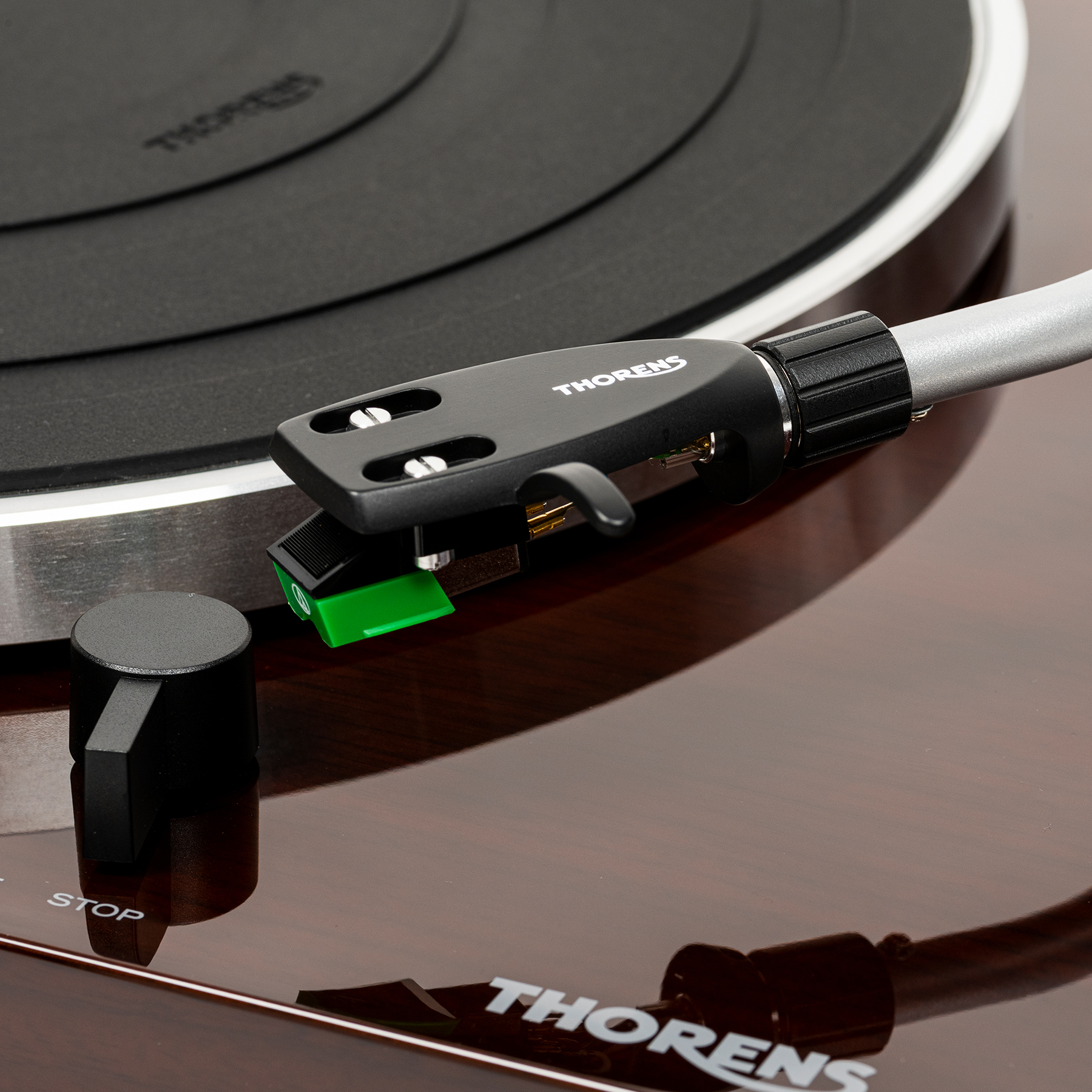 Thorens Td 204 A Noyer - Turntables Hifi - Variation 8