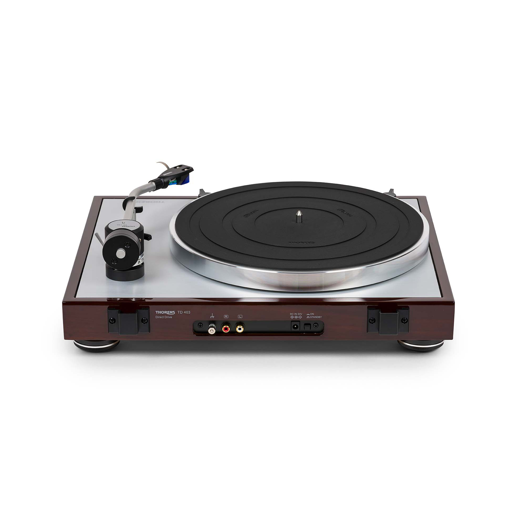 Thorens Td 403 Dd Noyer - Turntables Hifi - Variation 3