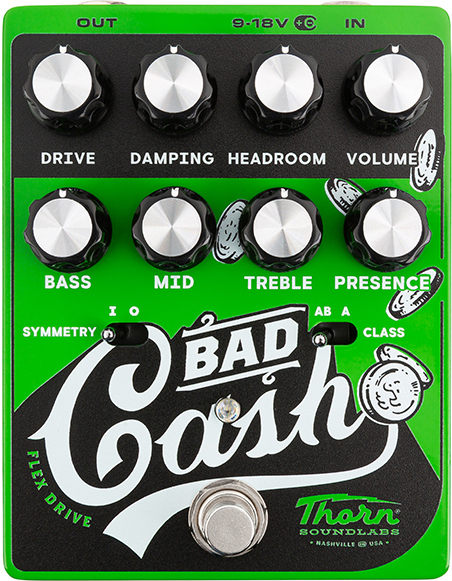 Thorn Soundlabs Bad Cash Flexible Drive - Overdrive, distortion & fuzz effect pedal - Main picture