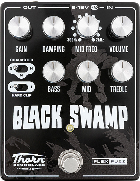 Thorn Soundlabs Black Swamp Flexible Fuzz - Overdrive, distortion & fuzz effect pedal - Main picture