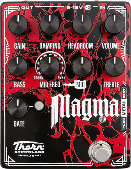 Thorn Soundlabs Magma Flexible Metal Distortion - Overdrive, distortion & fuzz effect pedal - Main picture