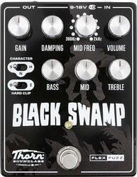 Overdrive, distortion & fuzz effect pedal Thorn soundlabs Black Swamp