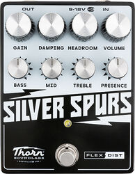Overdrive, distortion & fuzz effect pedal Thorn soundlabs Silver Spurs