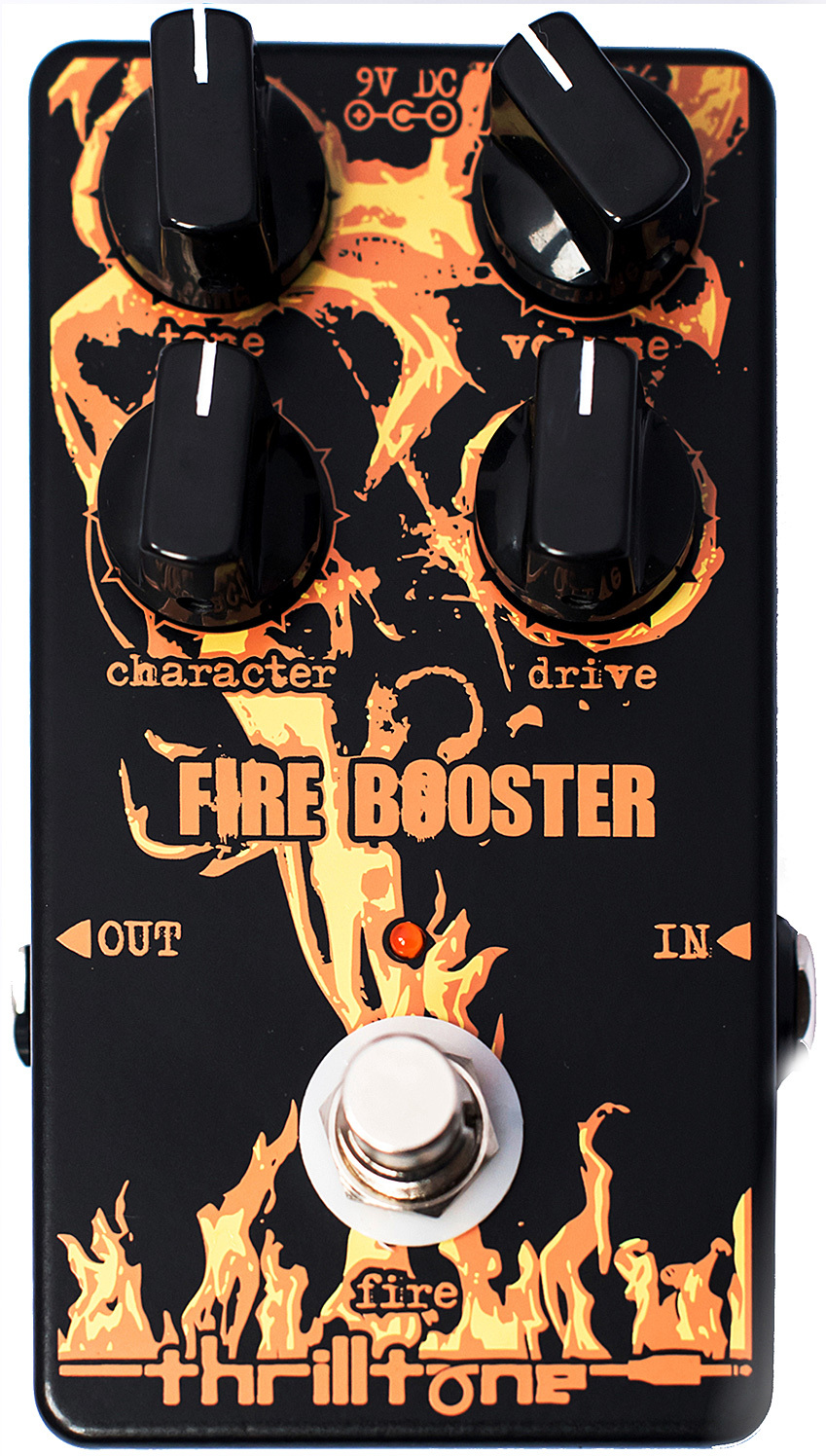 Thrilltone Fire Booster - - Overdrive, distortion & fuzz effect pedal - Main picture