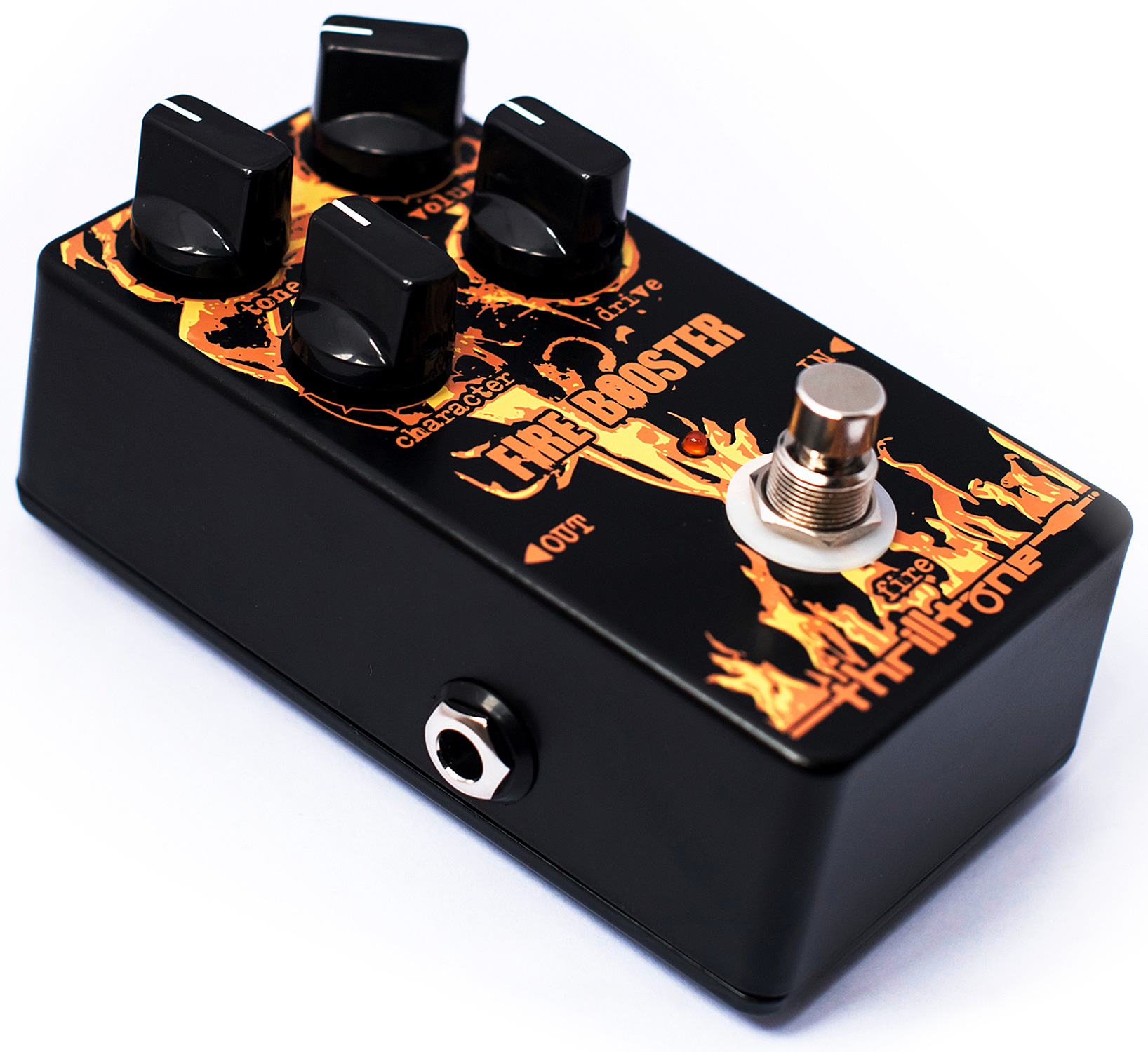 Thrilltone Fire Booster - - Overdrive, distortion & fuzz effect pedal - Variation 1