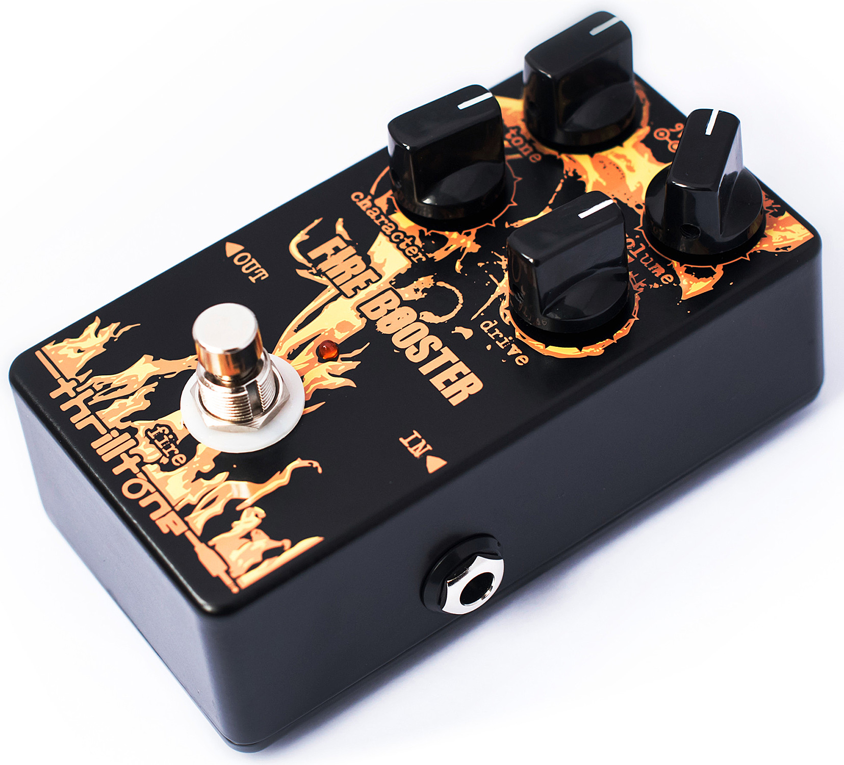 Thrilltone Fire Booster - - Overdrive, distortion & fuzz effect pedal - Variation 2