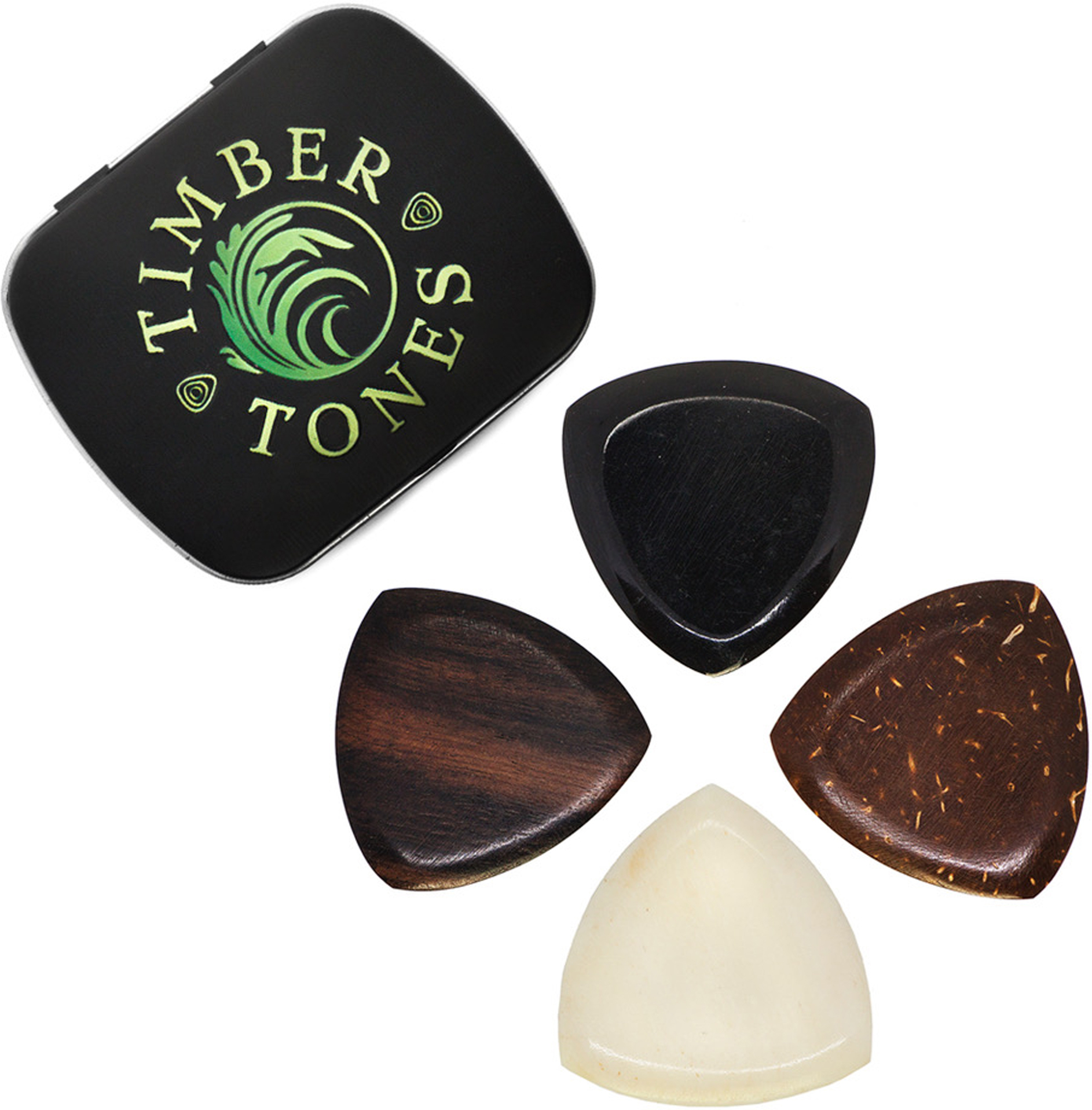 Timber Tones Boite 4 Mediators Gypsy - Guitar pick - Main picture