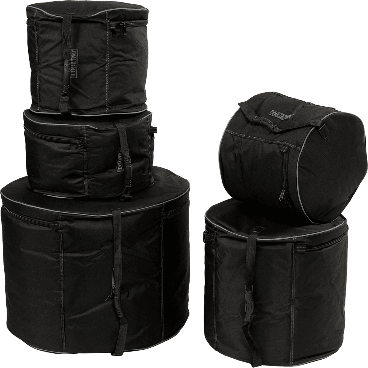 Tobago Pst22 Pack 4 Housses Batterie 12 13 16 22 Et 14x5.5 - Drum bag - Main picture