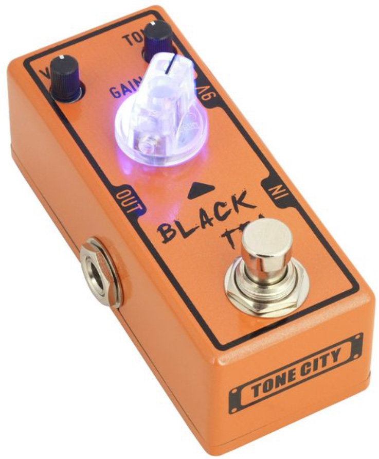 Tone City Audio Black Tea Distortion T-m Mini - Overdrive, distortion & fuzz effect pedal - Variation 1