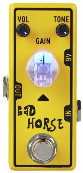Tone City Audio Bad Horse Overdrive T-m Mini - Overdrive, distortion & fuzz effect pedal - Main picture