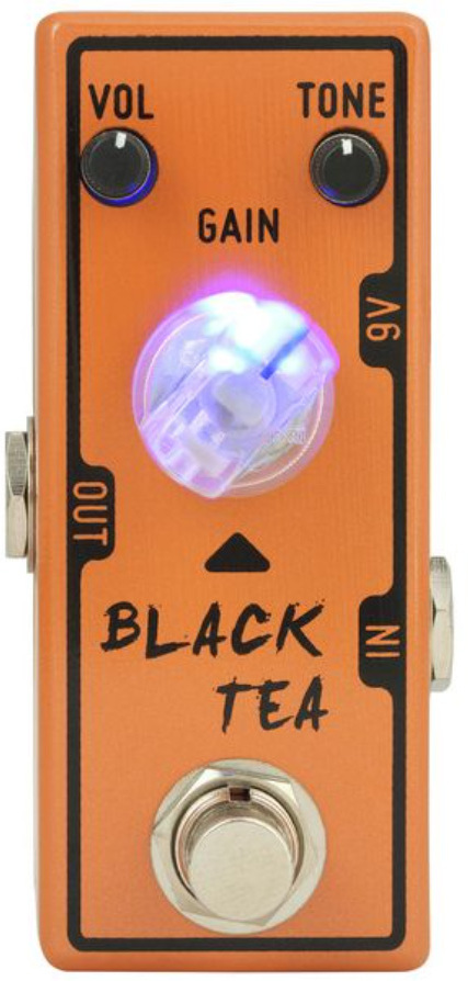 Tone City Audio Black Tea Distortion T-m Mini - Overdrive, distortion & fuzz effect pedal - Main picture