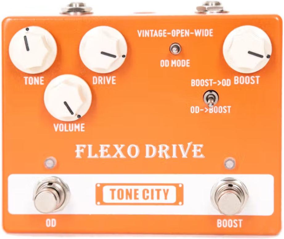 Tone City Audio Flexo Drive Overdrive Boost - Overdrive, distortion & fuzz effect pedal - Main picture