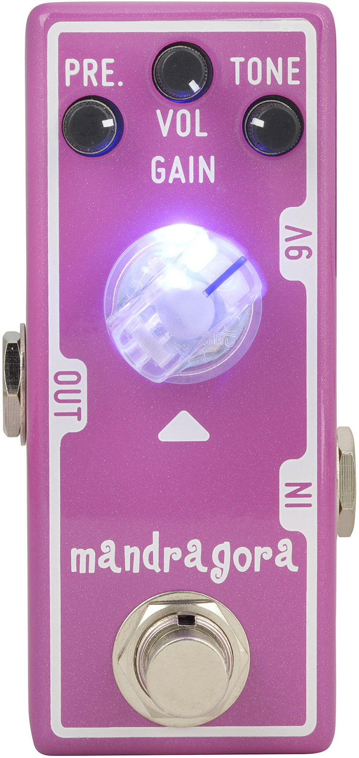 Tone City Audio Mandragora Overdrive T-m Mini - Overdrive, distortion & fuzz effect pedal - Main picture