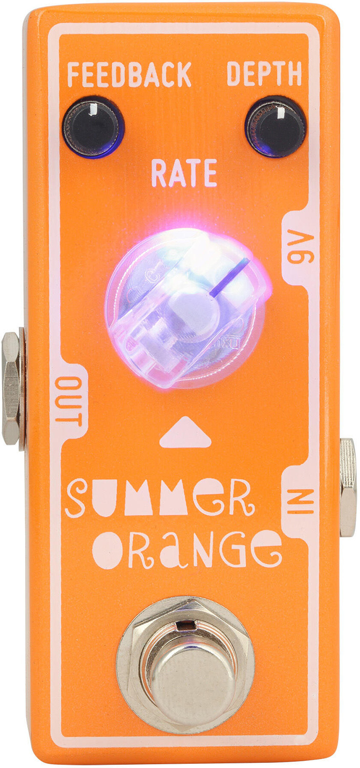 Tone City Audio Summer Orange Phaser T-m Mini - Modulation, chorus, flanger, phaser & tremolo effect pedal - Main picture