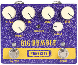 Overdrive, distortion & fuzz effect pedal Tone city audio Big Rumble