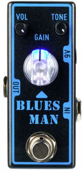 Overdrive, distortion & fuzz effect pedal Tone city audio T-M Mini Bluesman Overdrive